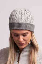 Ice Cable Rib Beanie