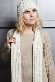 Double Knit Rib Scarf