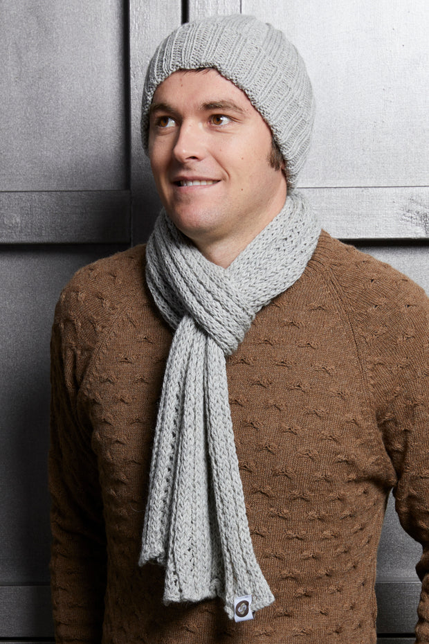 Double Knit Rib Scarf